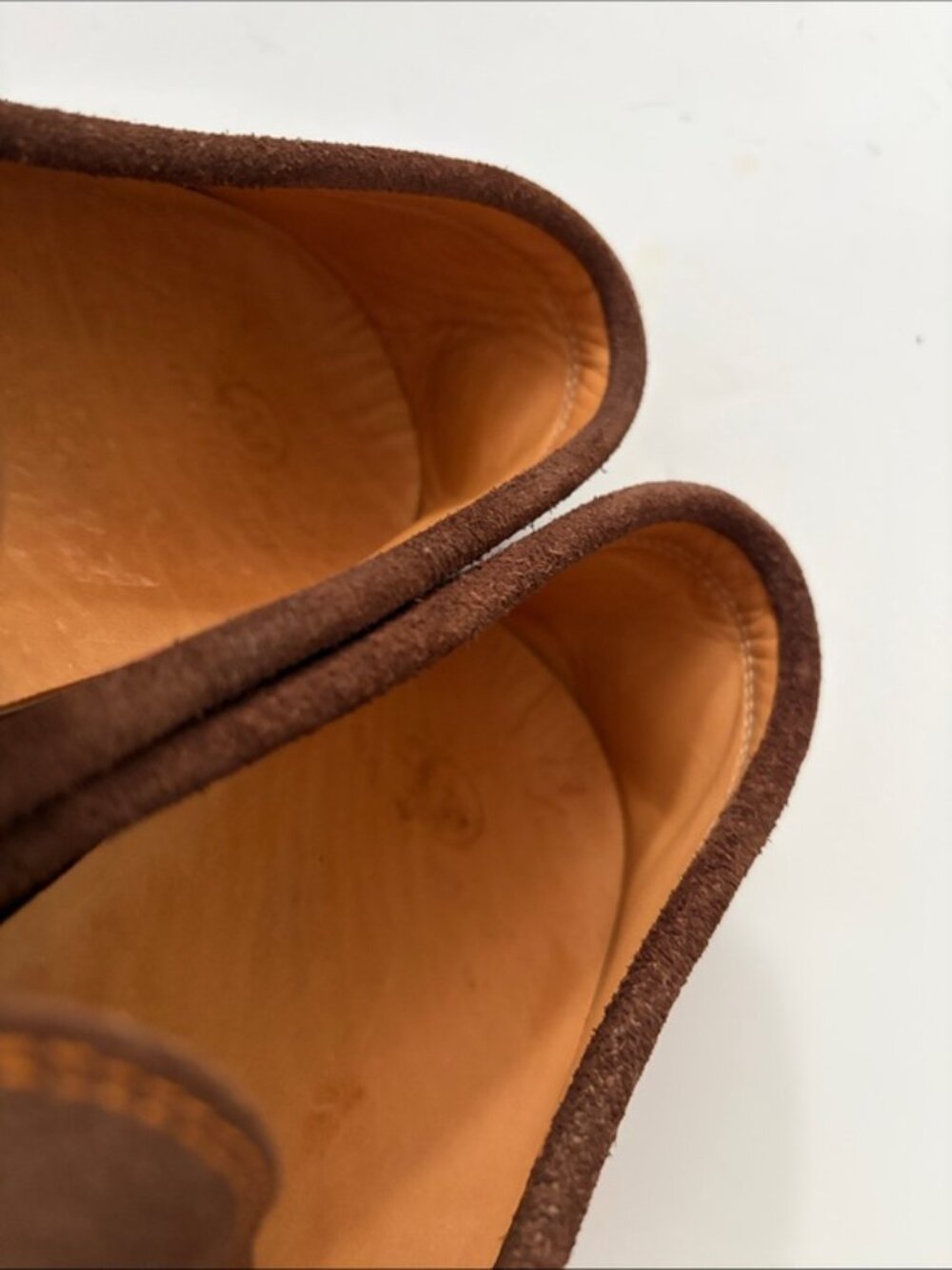 Austen Heller Man’s Whaler Loafers Brown Suede Handmade Moccasin Loafers 10.5 - Picture 14 of 16